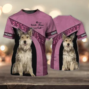 3D Dog T Shirts, Berger Picard Love All Over Print T-Shirt, Gift For Pet Loves