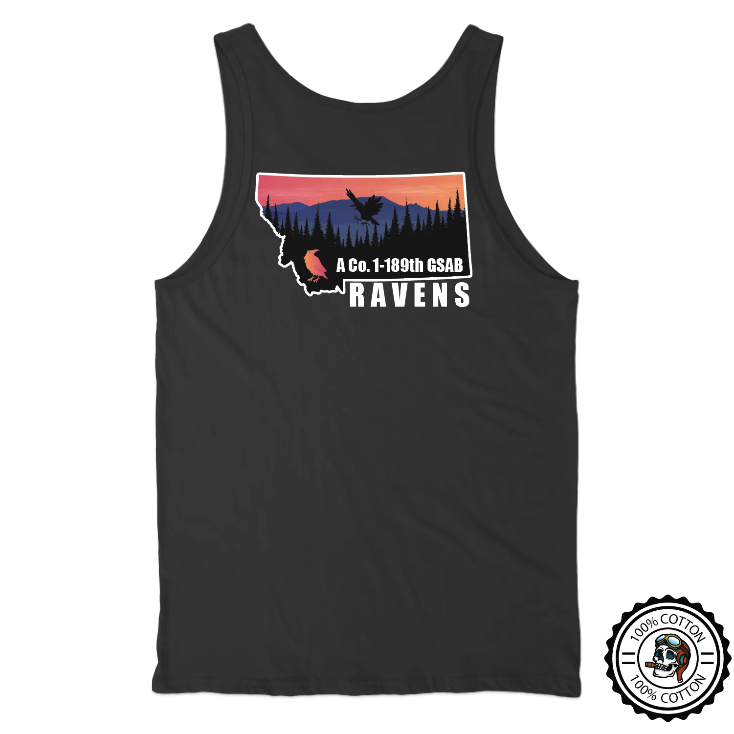 A Co, 1-189 GSAB "Ravens" Tank Tops