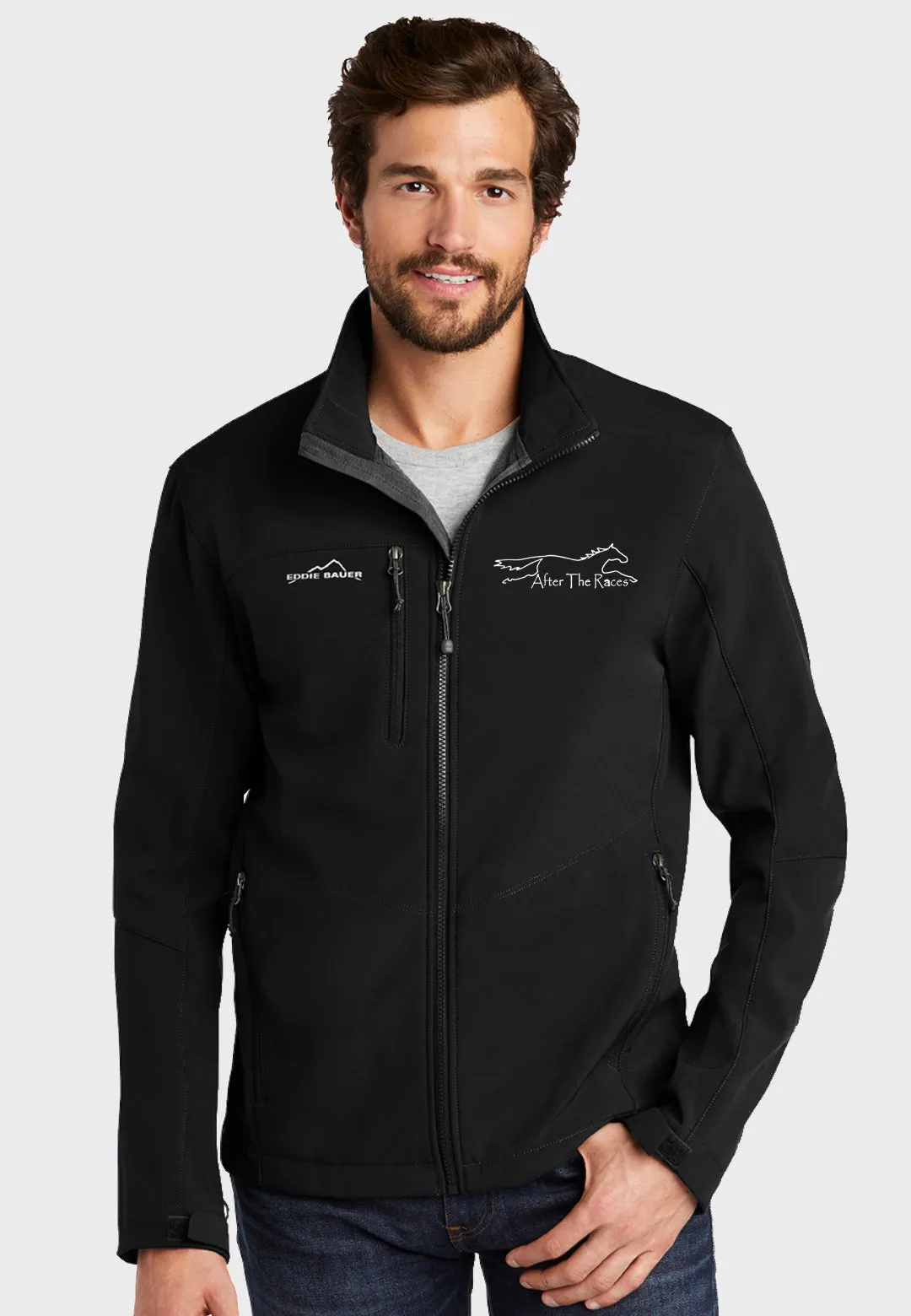 After the Races Mens Eddie Bauer Soft Shell Jacket - 2 Color Options