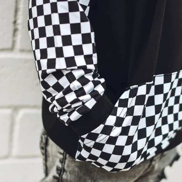 Black Check Bamboo Loungewear