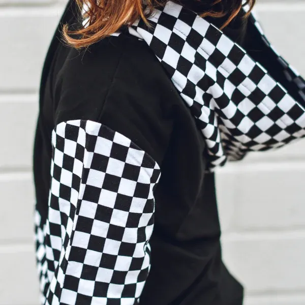 Black Check Bamboo Loungewear