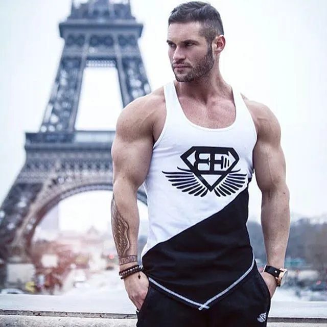 bodybuilding men tank tops