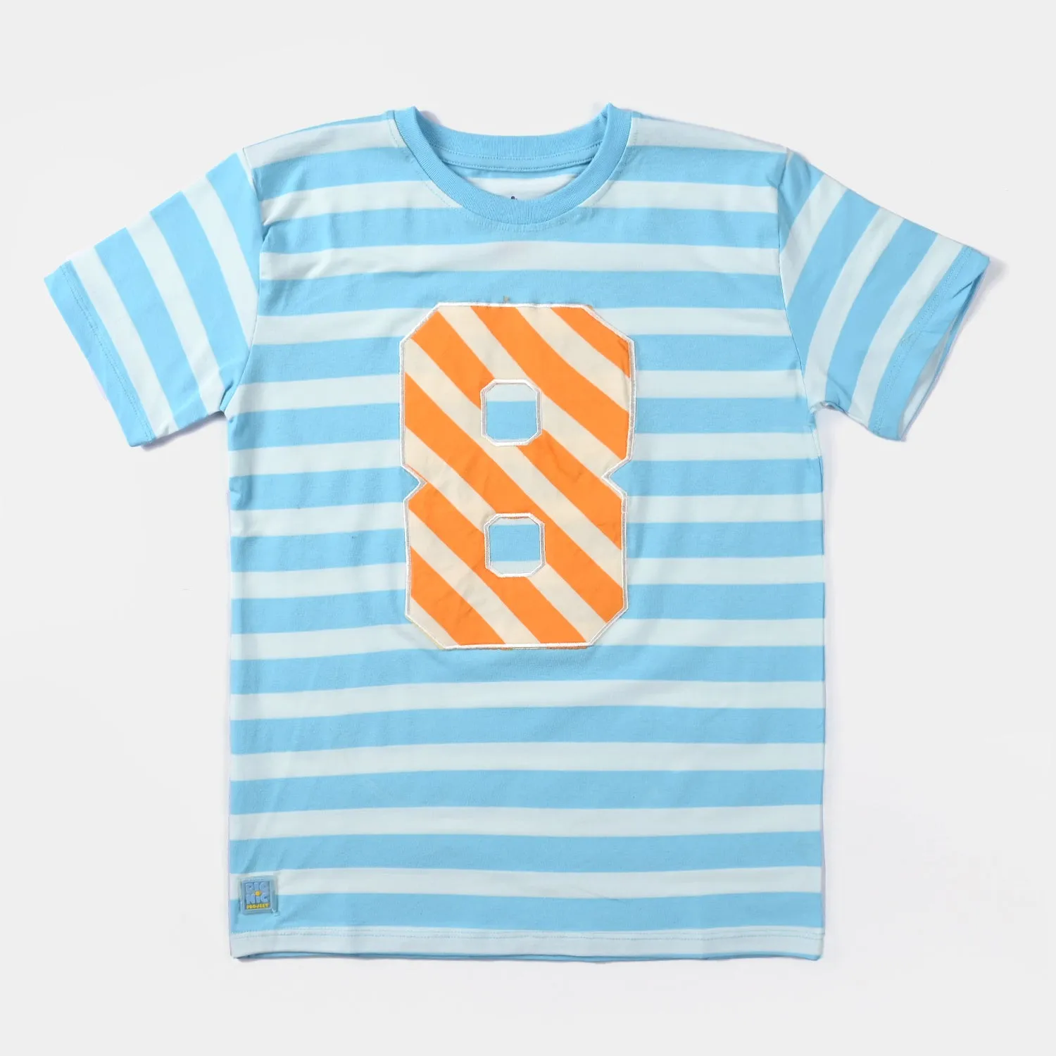 Boys Cotton Jersey T-Shirt H/S Number Eight