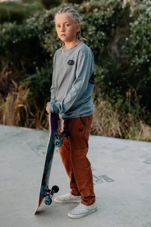 Munster Kids Jargo Boys Pants in Washed Almond Color