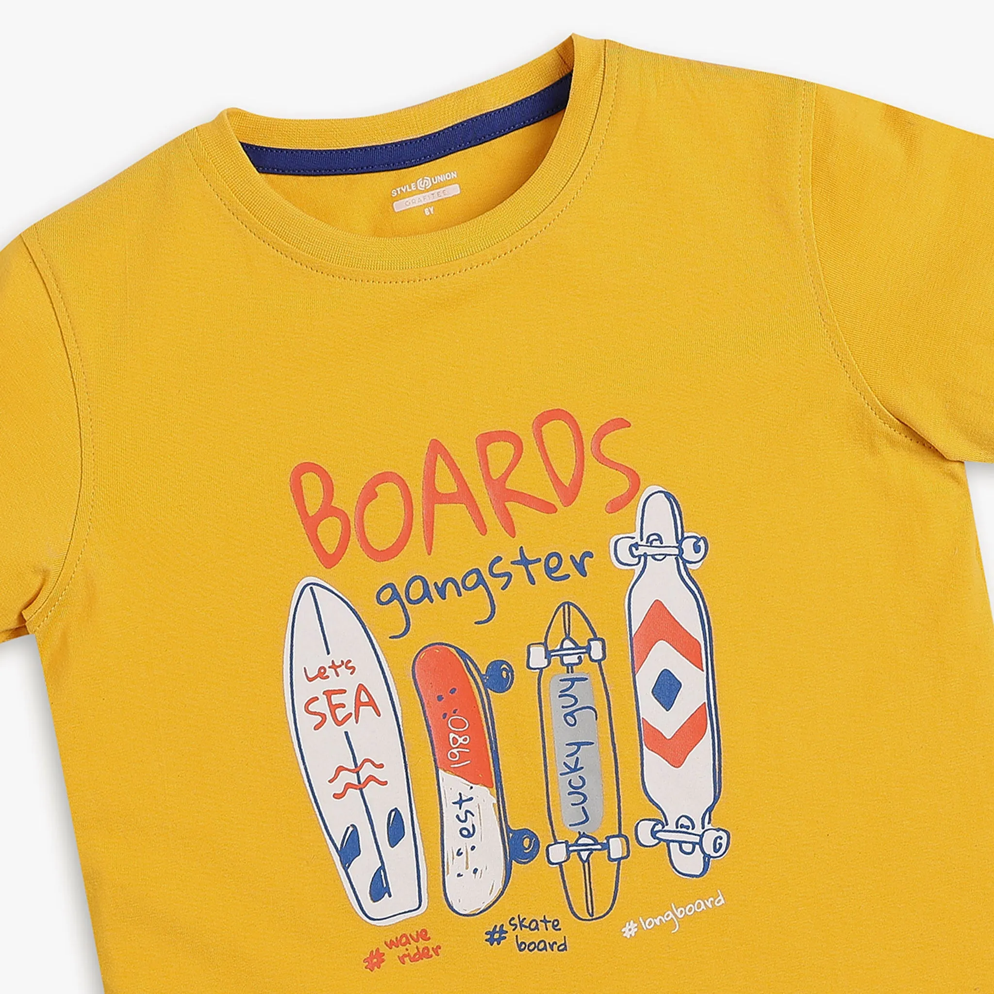 Boy's Regular Fit Graphic T-Shirt