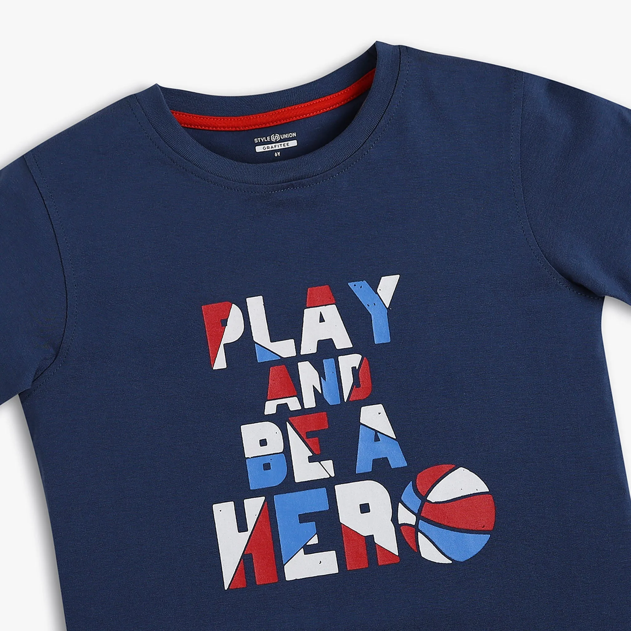 Boy's Regular Fit Graphic T-Shirt