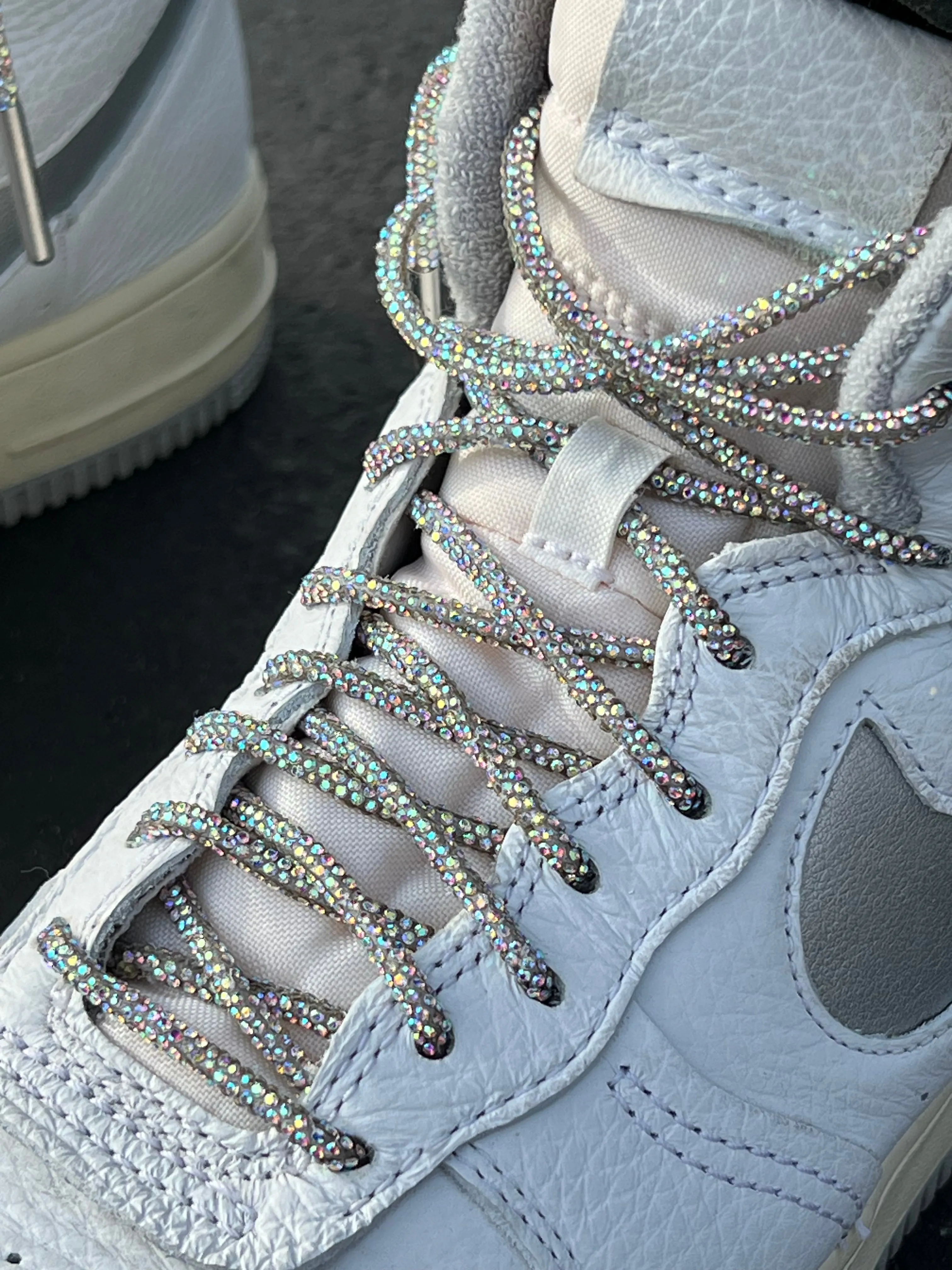 Crystal shoe laces