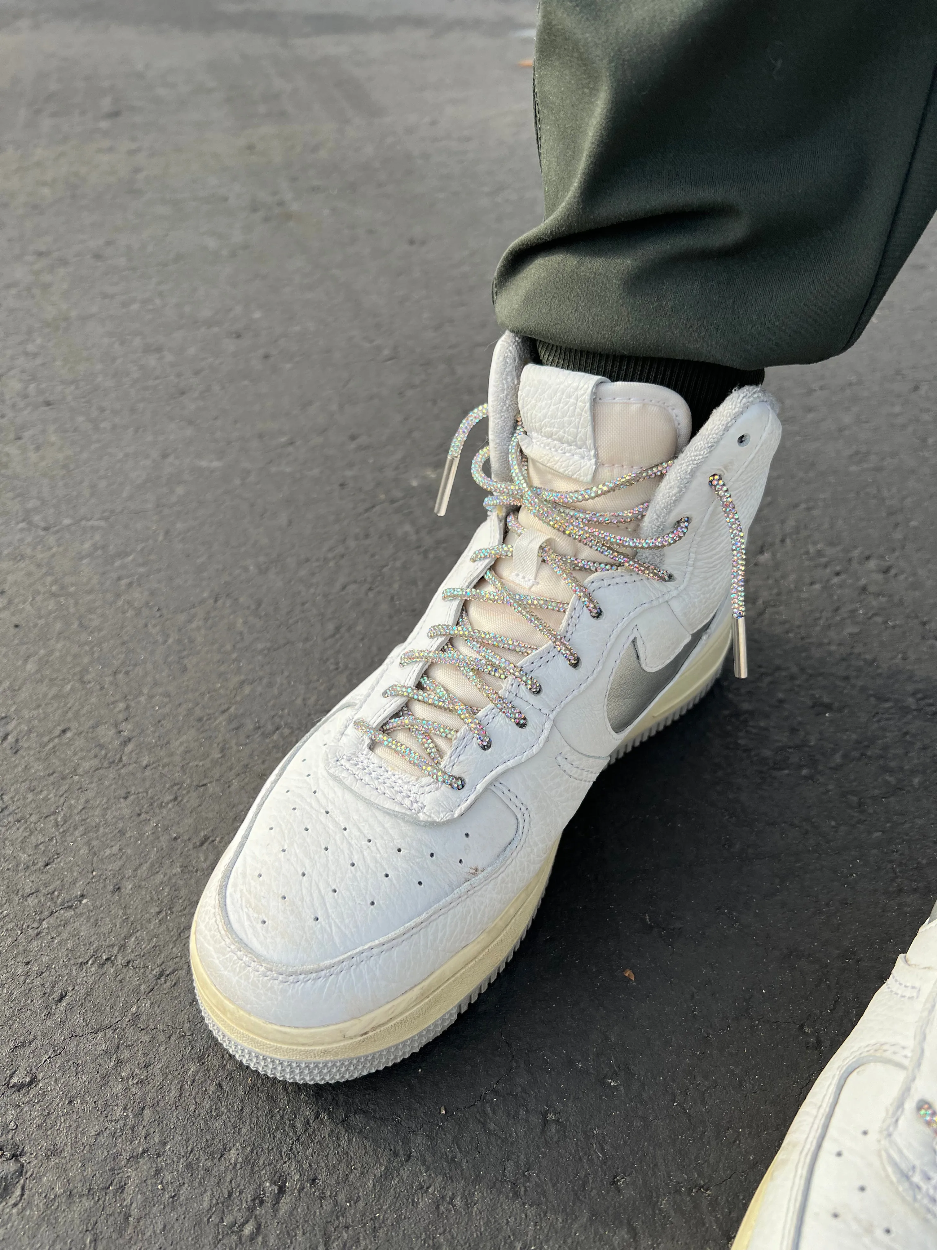Crystal shoe laces