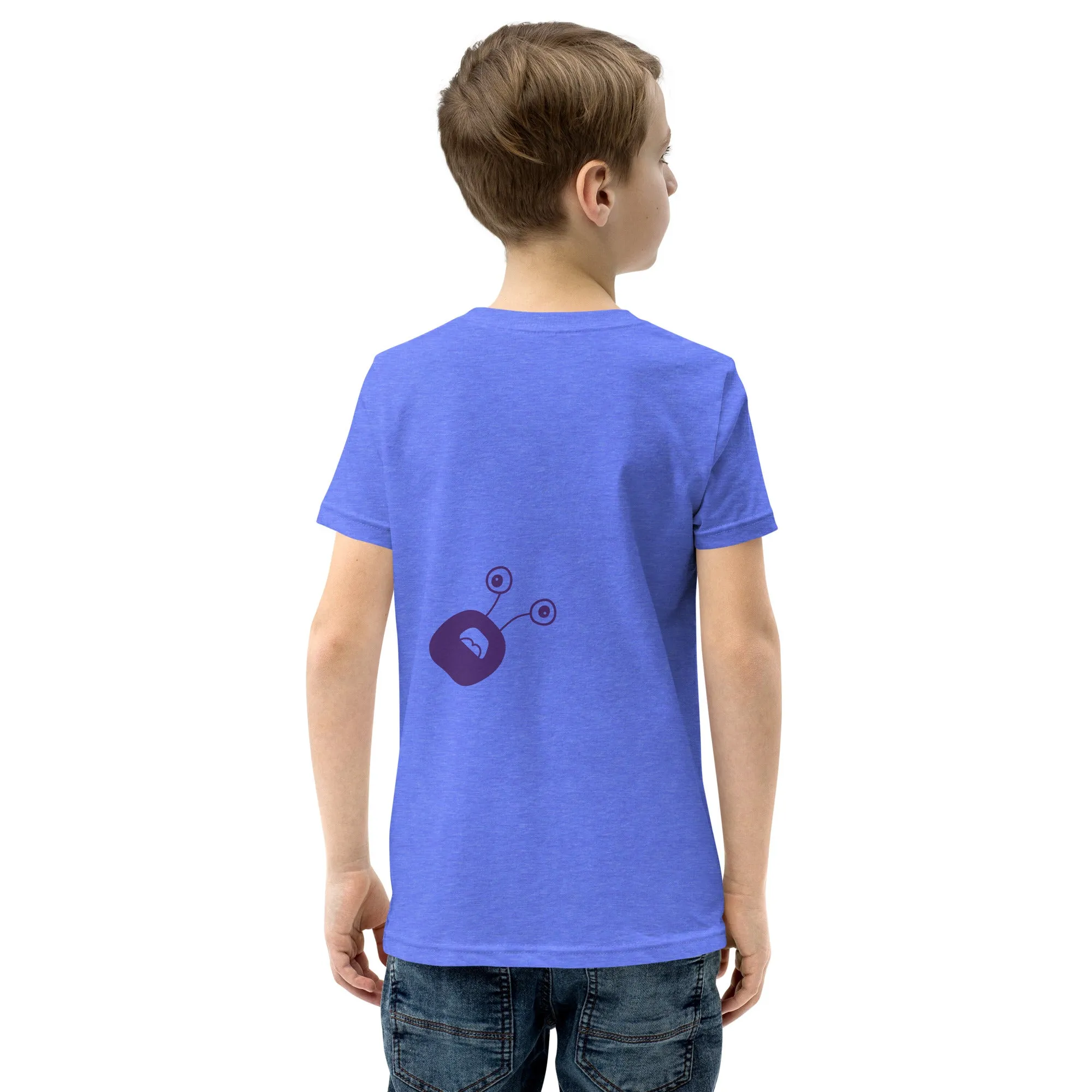 Exciting Youth T-Shirt with Purple Monster - Shop Now!