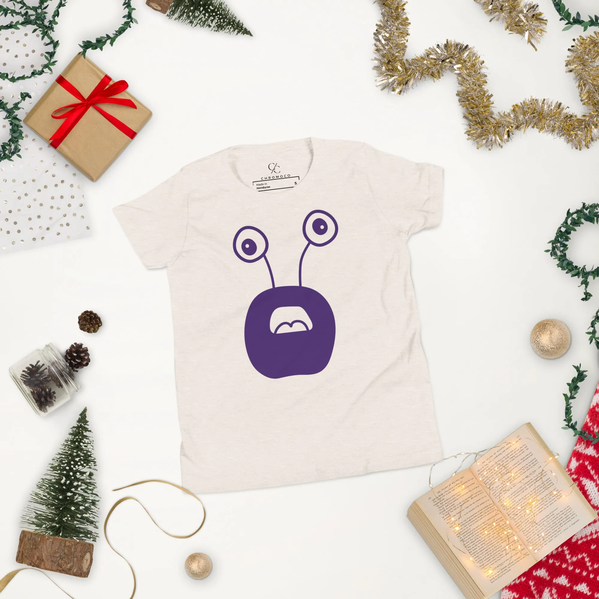Exciting Youth T-Shirt with Purple Monster - Shop Now!