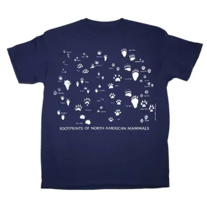 Footprints Youth Glow In The Dark Maine Audubon Logo T-Shirt