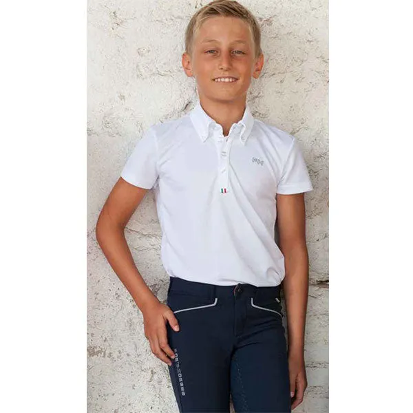 For Horses Boy's Toby Short Sleeve Competition Shirt