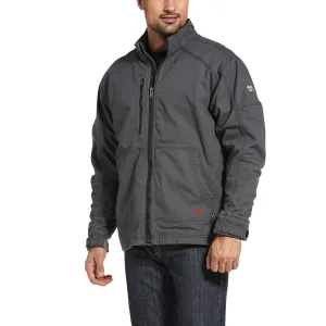 FR DURALIGHT STRETCH CANVAS FIELD JACKET - 020-Gray | Ariat 10033193