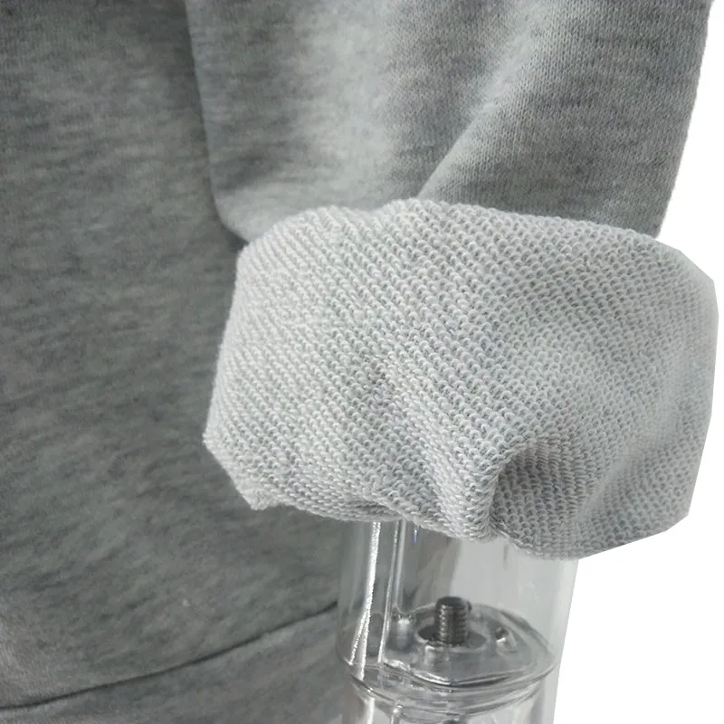 Gray Streetwear Loose Casual Woman Hoodie O Neck Pullovers Long Sleeve Autumn Elastic Women Sweatshirt Tops  Fashion