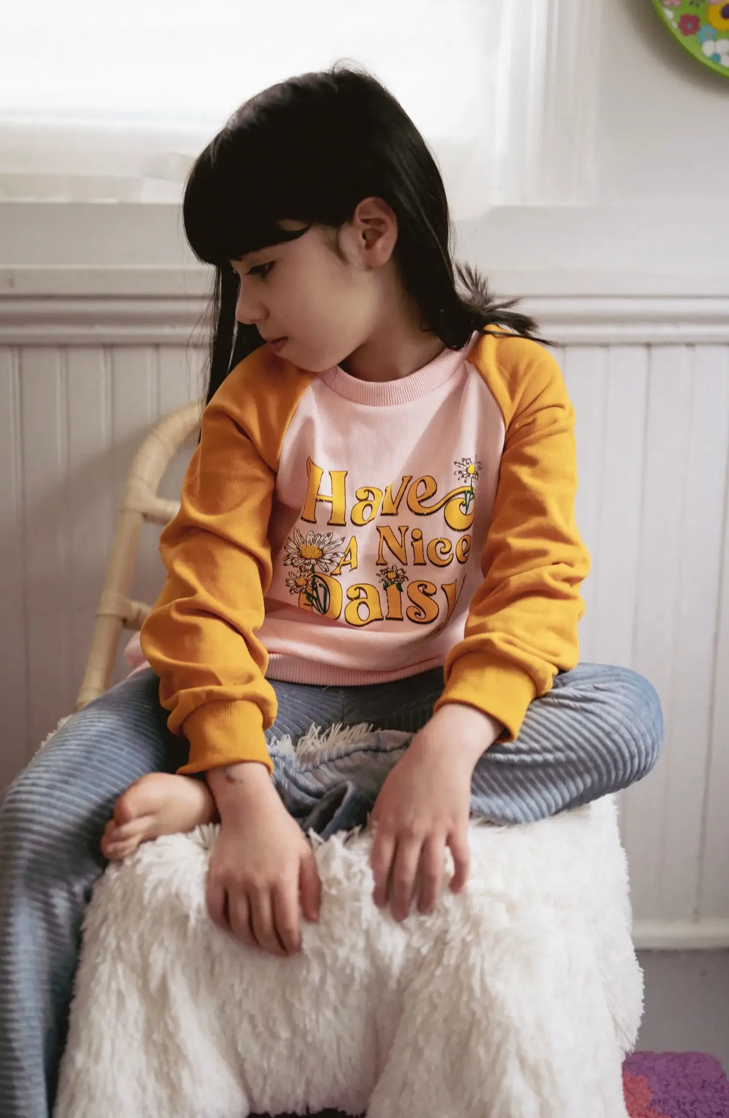 Have a Nice Daisy Retro Sweatshirt