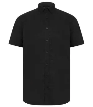 Henbury Modern Short Sleeve Regular Fit Oxford Shirt