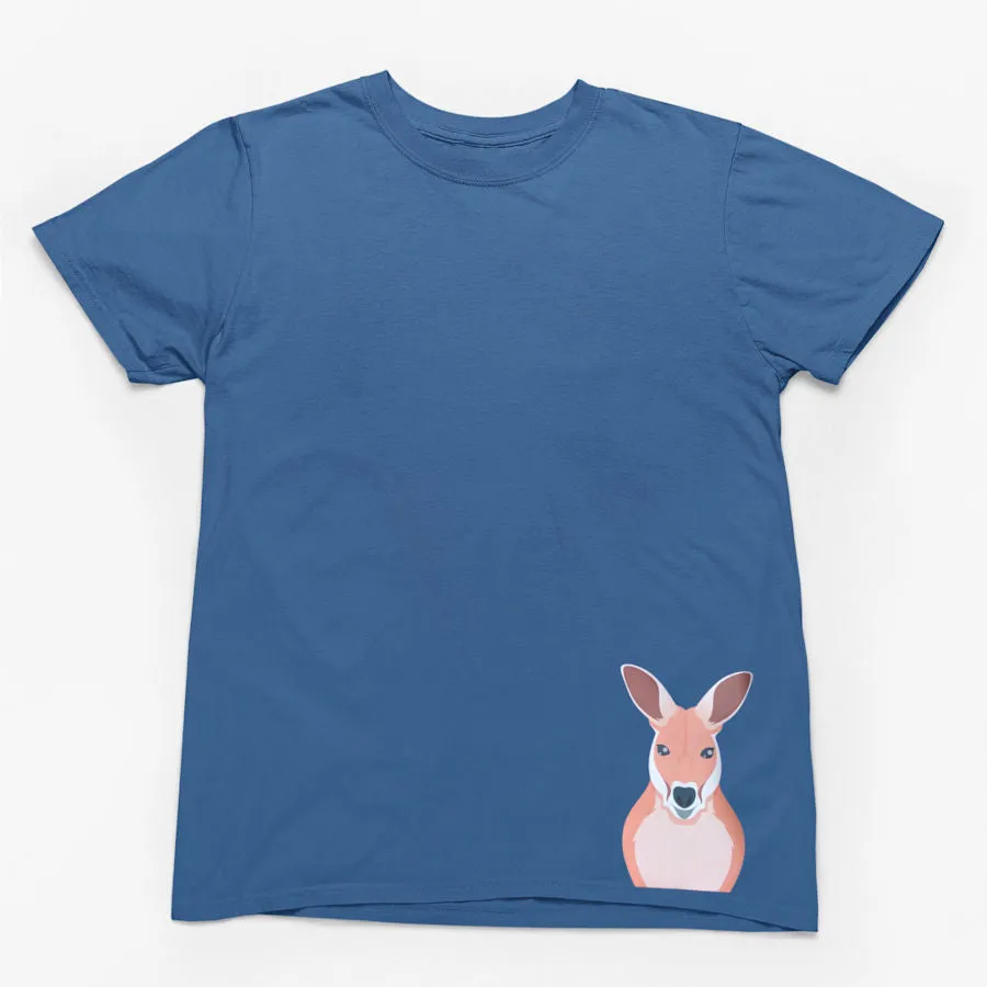 Kangaroo Hem Print Adults T-Shirt (Various Colours)