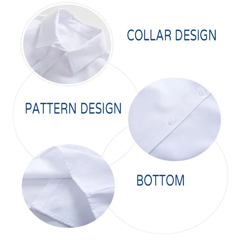 Kids' Classic White Summer Shirts for Kids