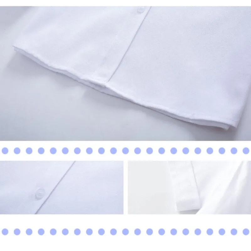 Kids' Classic White Summer Shirts for Kids