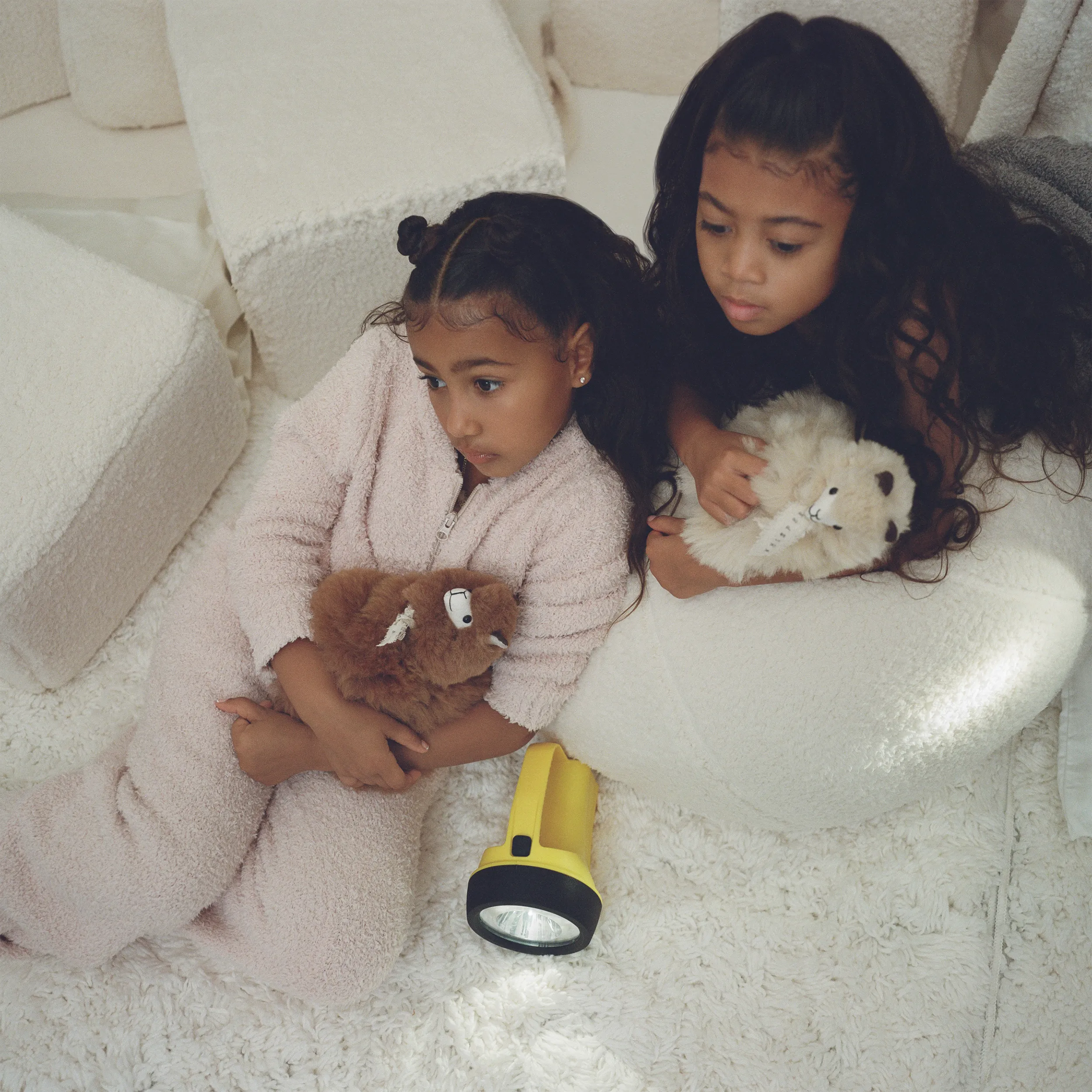 KIDS COZY KNIT HOODIE | BONE