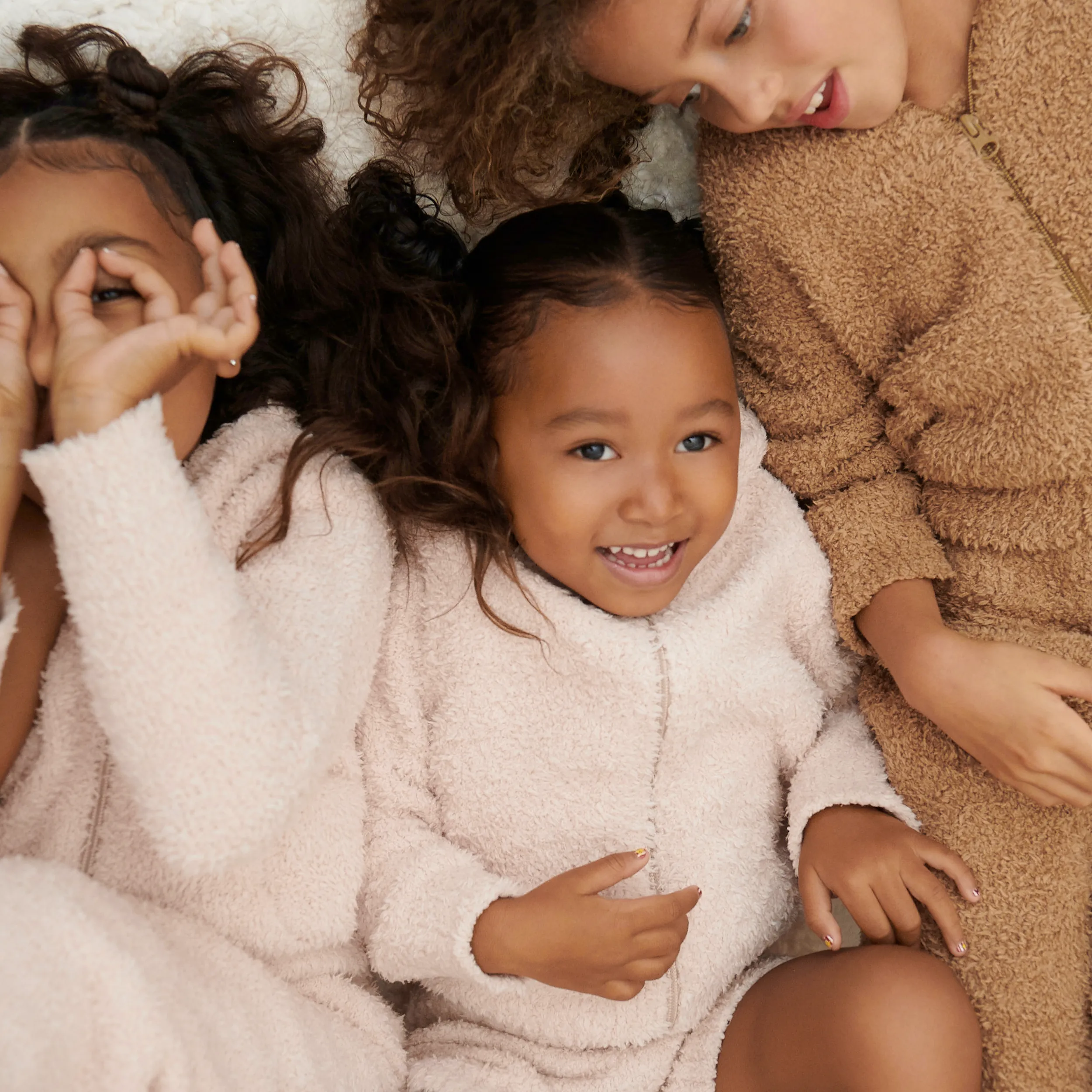 KIDS COZY KNIT HOODIE | BONE