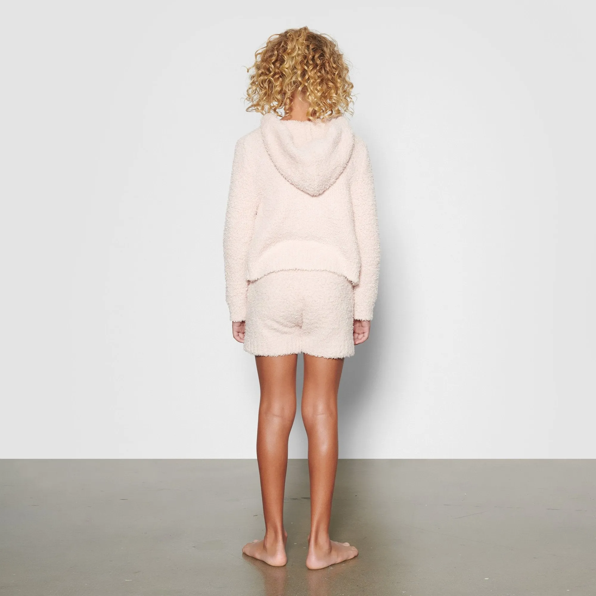 KIDS COZY KNIT HOODIE | DUSK