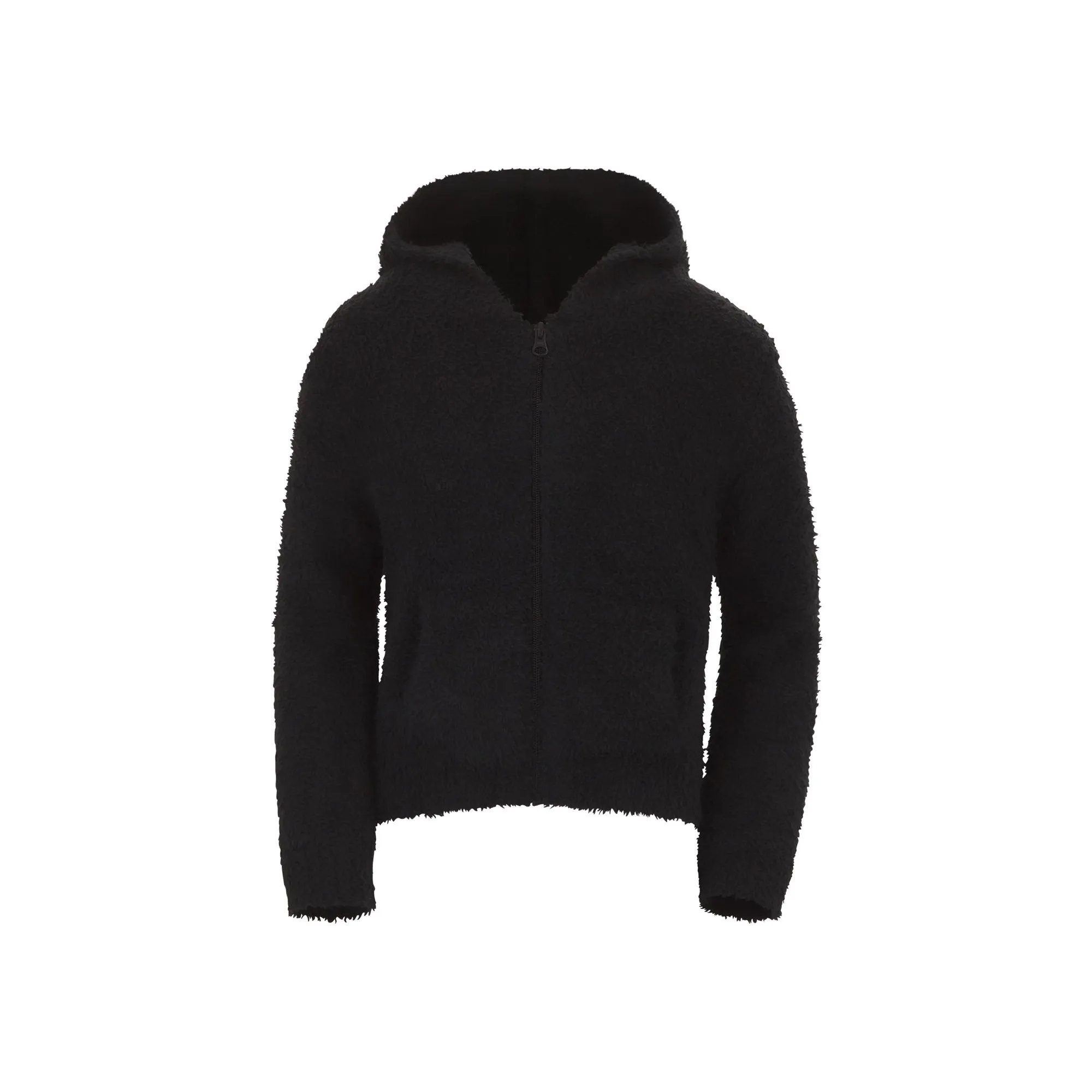 KIDS COZY KNIT HOODIE | ONYX