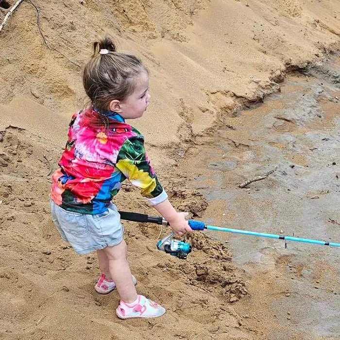 Kids Long Sleeve Tropical Sun Shirts - Butterfly Garden