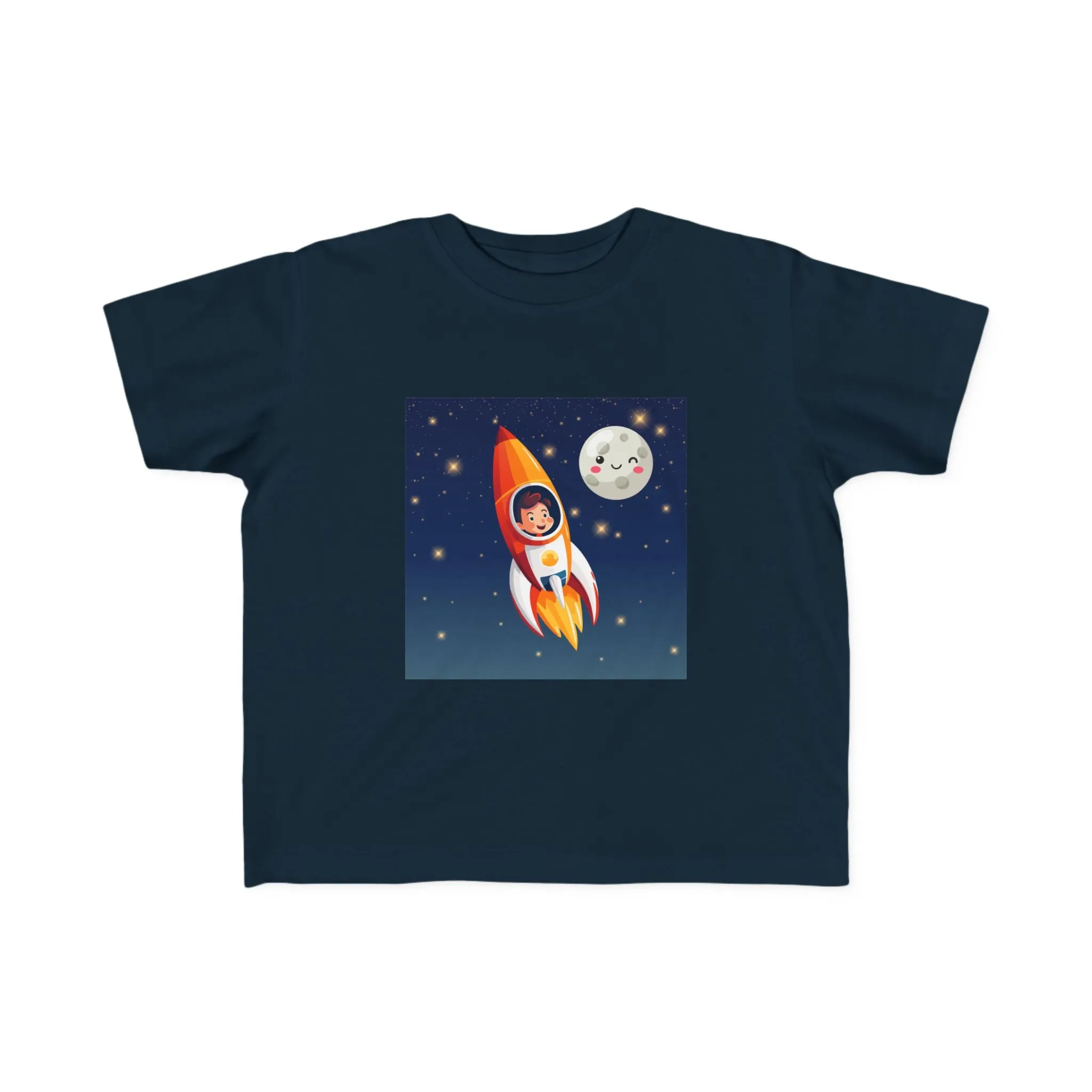 Kids Rocket Adventure Tee - Toddler's Fine Jersey Shirt for Space Lovers