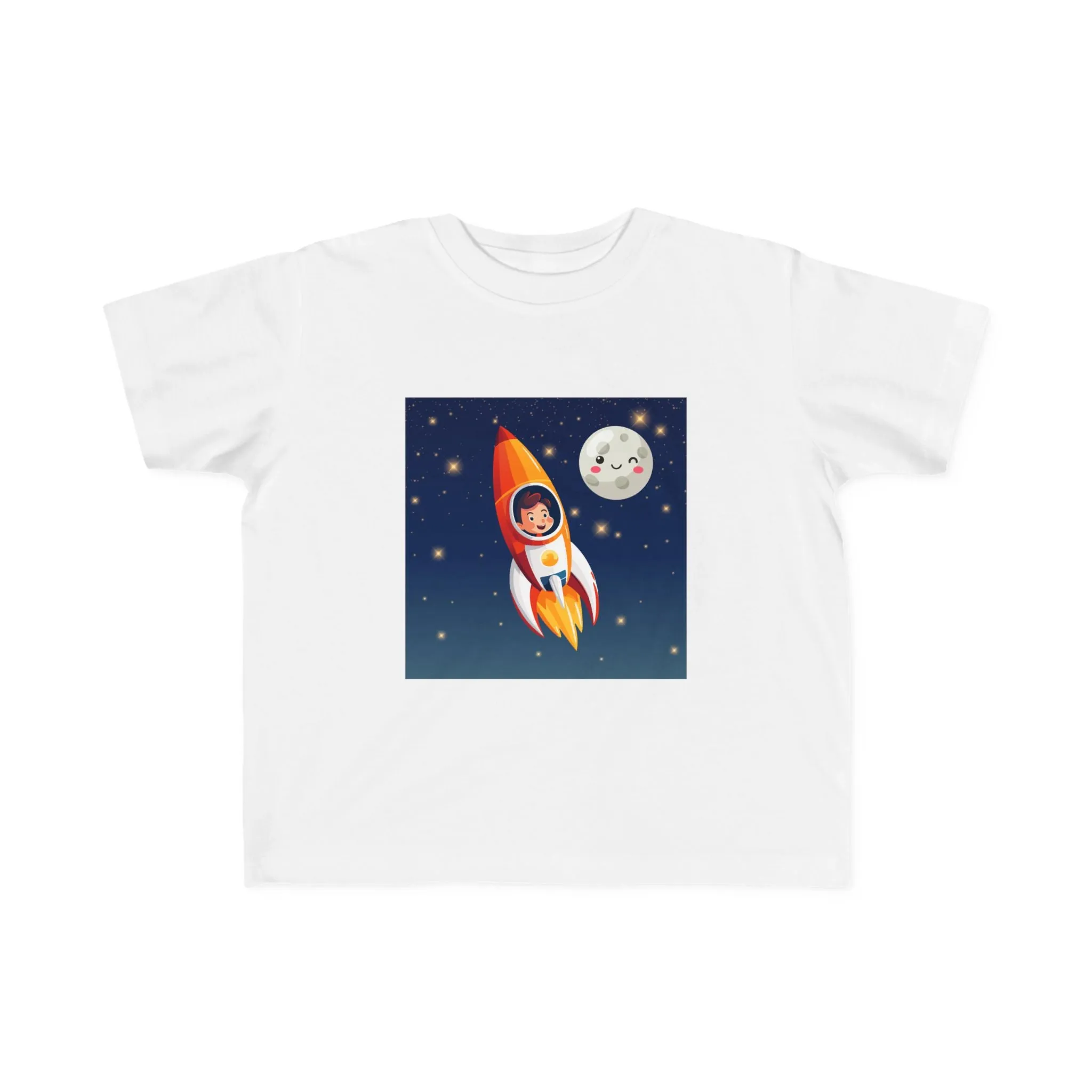 Kids Rocket Adventure Tee - Toddler's Fine Jersey Shirt for Space Lovers