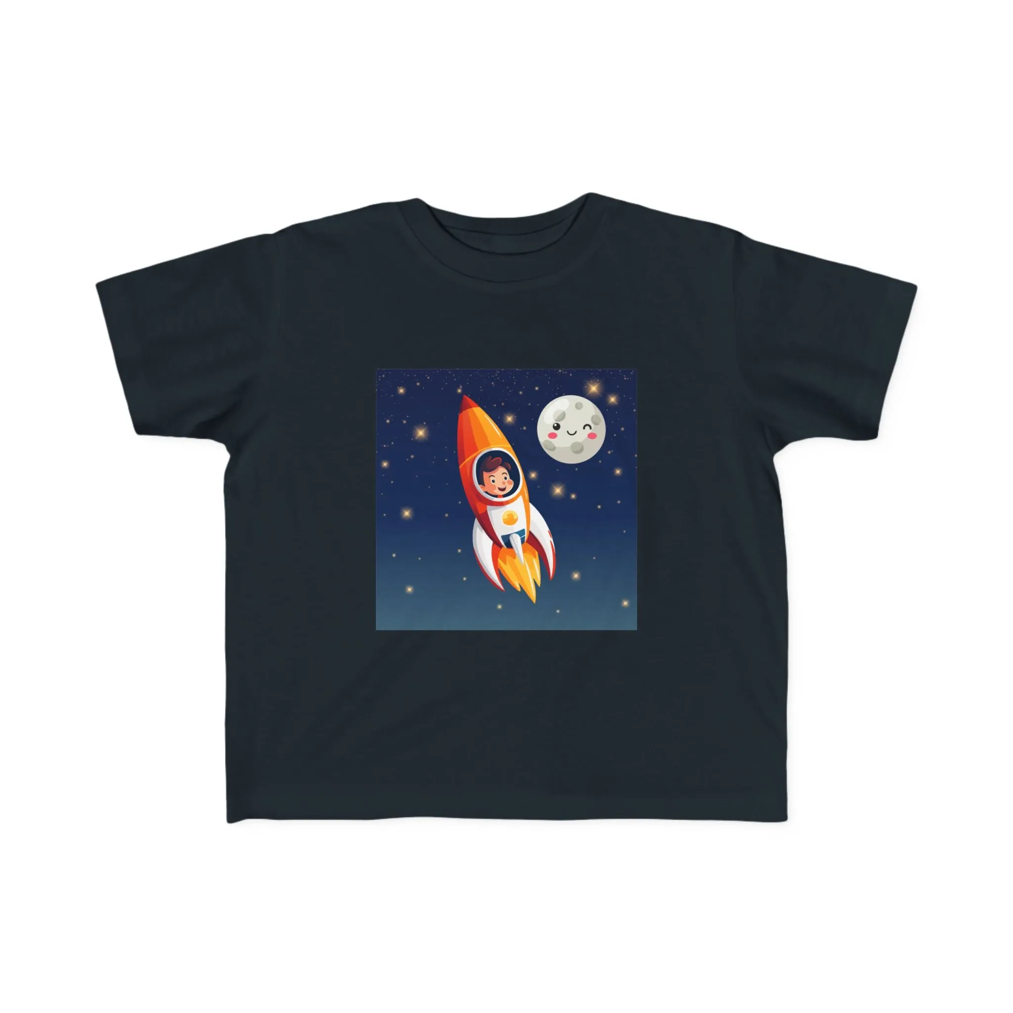 Kids Rocket Adventure Tee - Toddler's Fine Jersey Shirt for Space Lovers