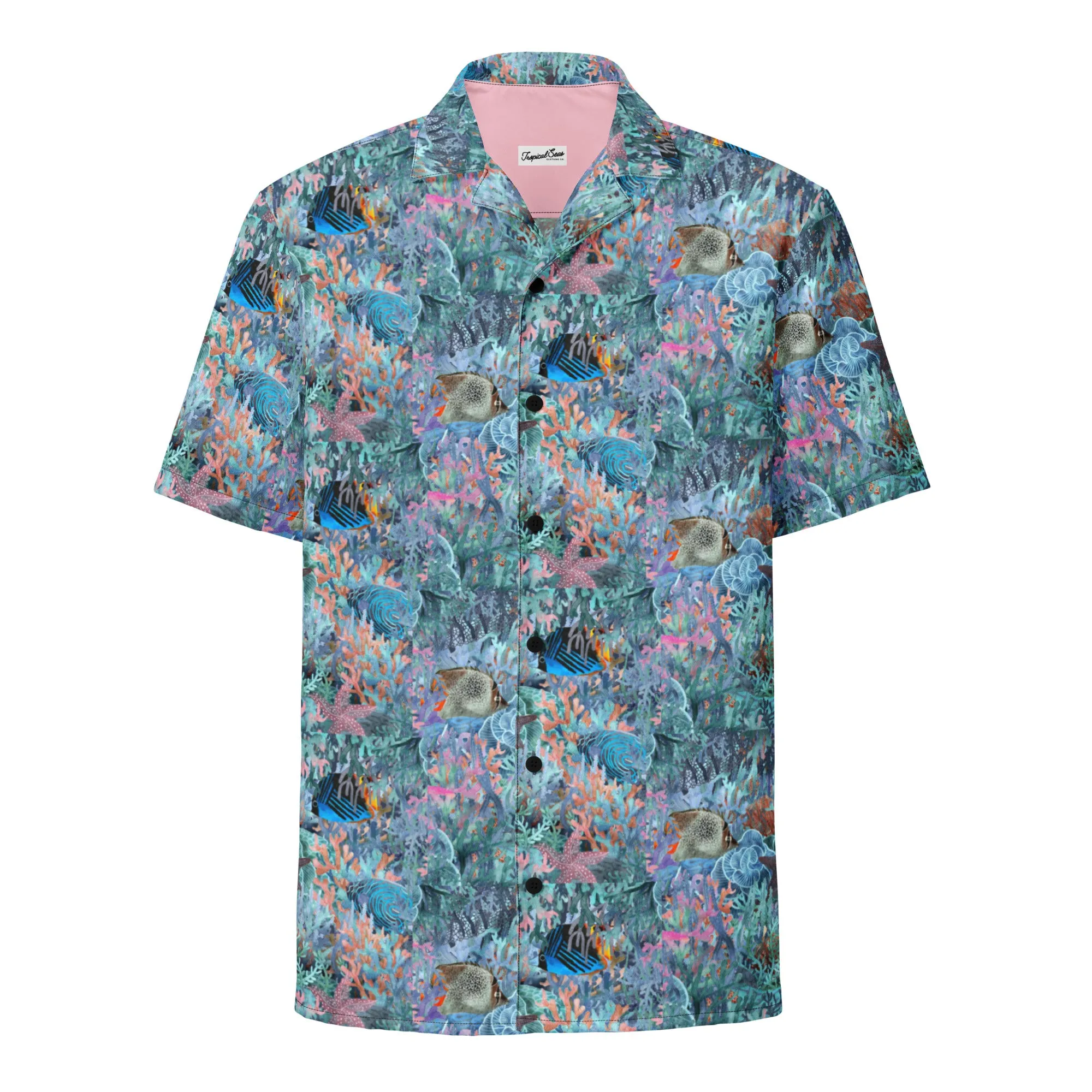 Marine Life Party Button Down Hawaiian Shirt