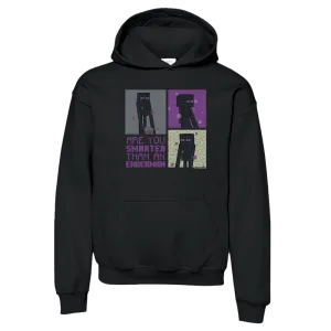 Minecraft Are You Smarter Than an Enderman Kids Hooded Sweatshirt