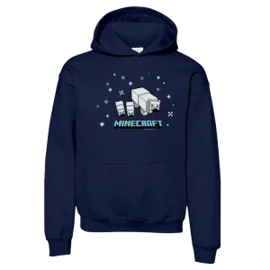 Minecraft Polar Bear Kids Pullover Hoodie
