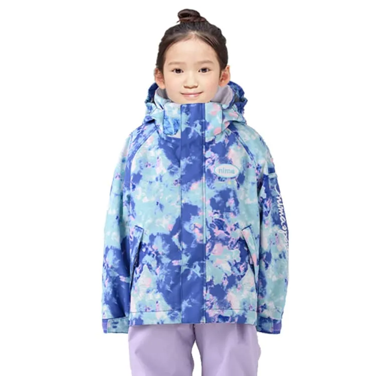 Nima Kids Snow Suits-BLUE FLOWER (Japanese Brand)