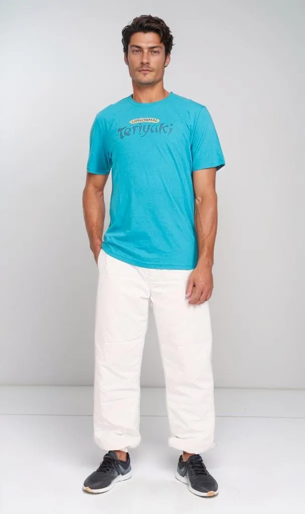 O203309 - Ramen Bowl Graphic T-Shirt  Teal Blue