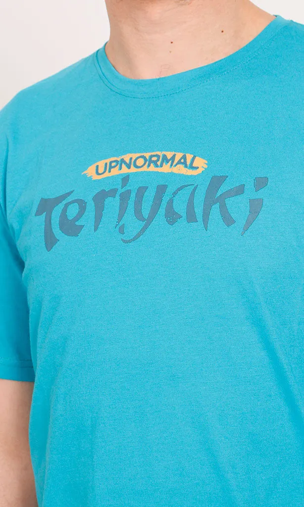 O203309 - Ramen Bowl Graphic T-Shirt  Teal Blue