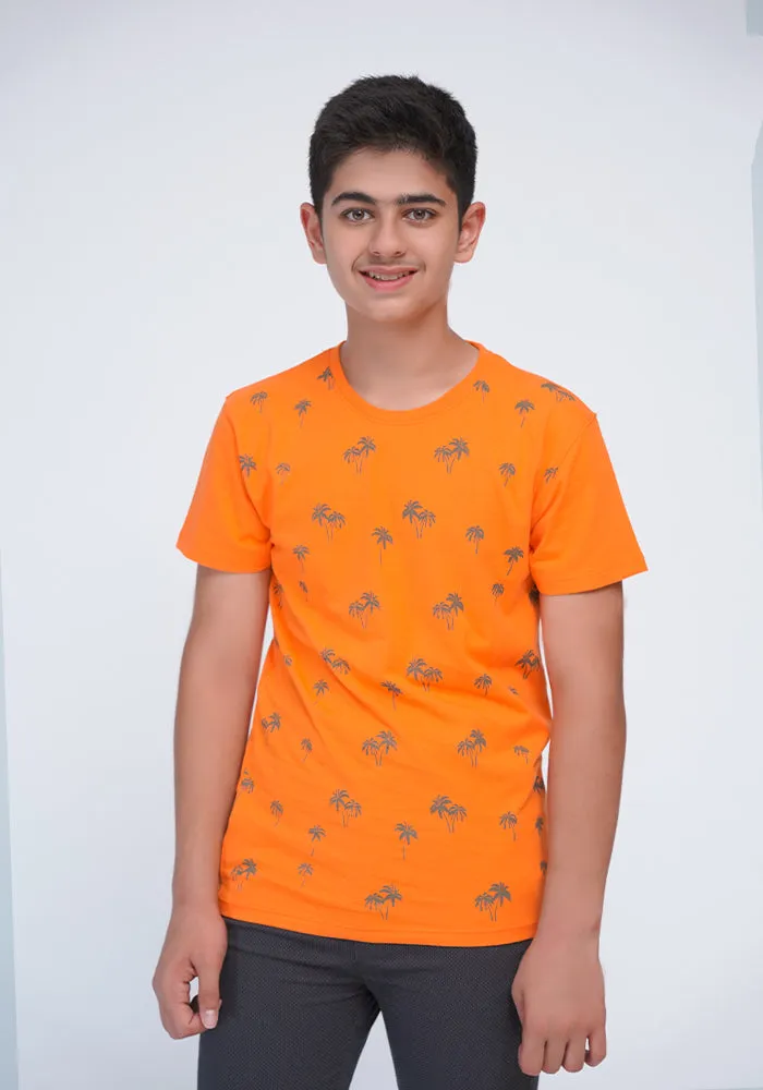Orange Tree Graphic T-Shirt