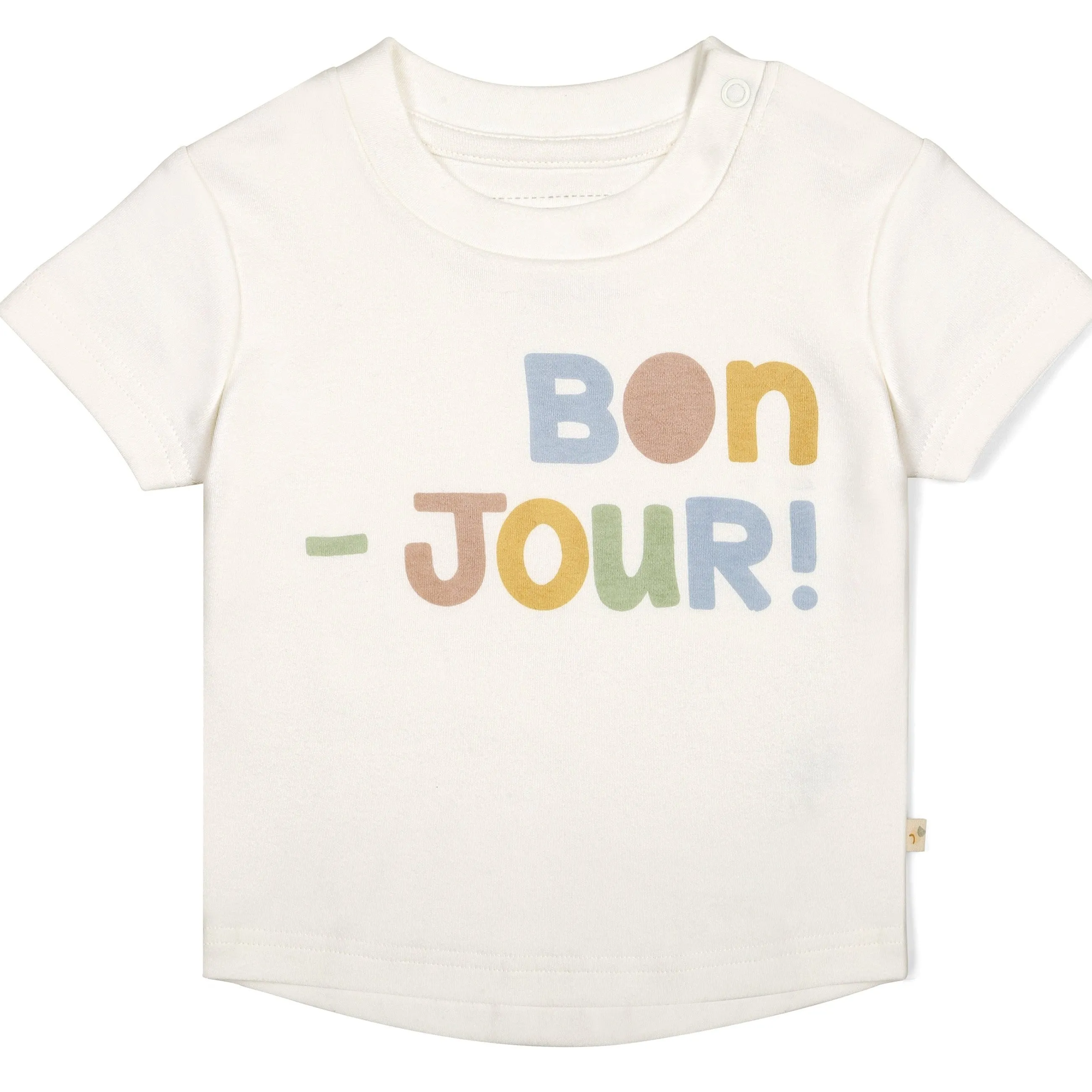 Organic Kids T-Shirts - Bonjour