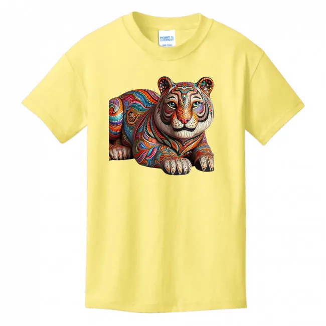 Paisley Tiger Girl's T-shirt