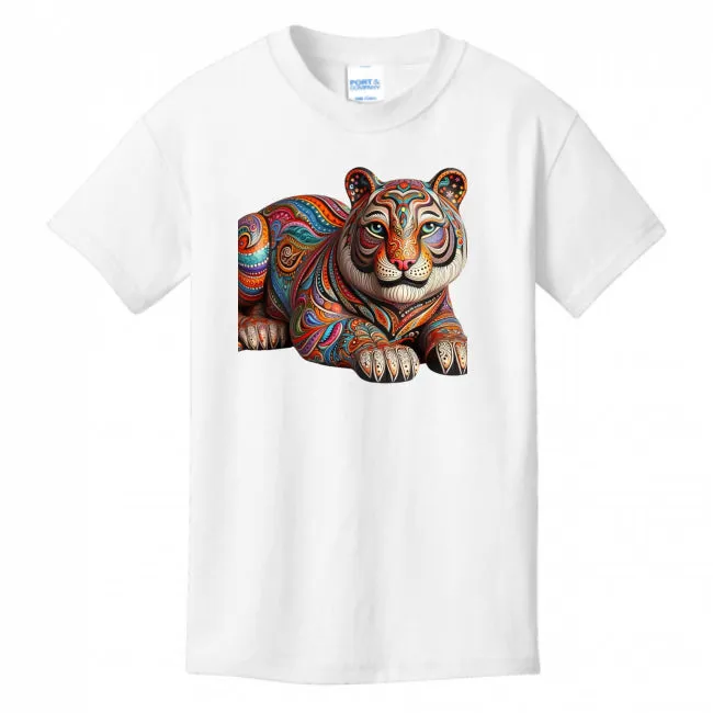Paisley Tiger Girl's T-shirt