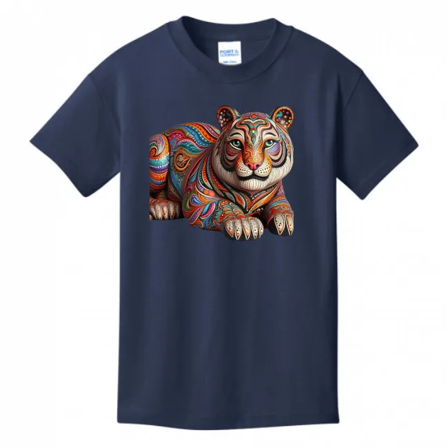 Paisley Tiger Girl's T-shirt