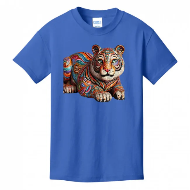 Paisley Tiger Girl's T-shirt