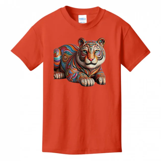 Paisley Tiger Girl's T-shirt