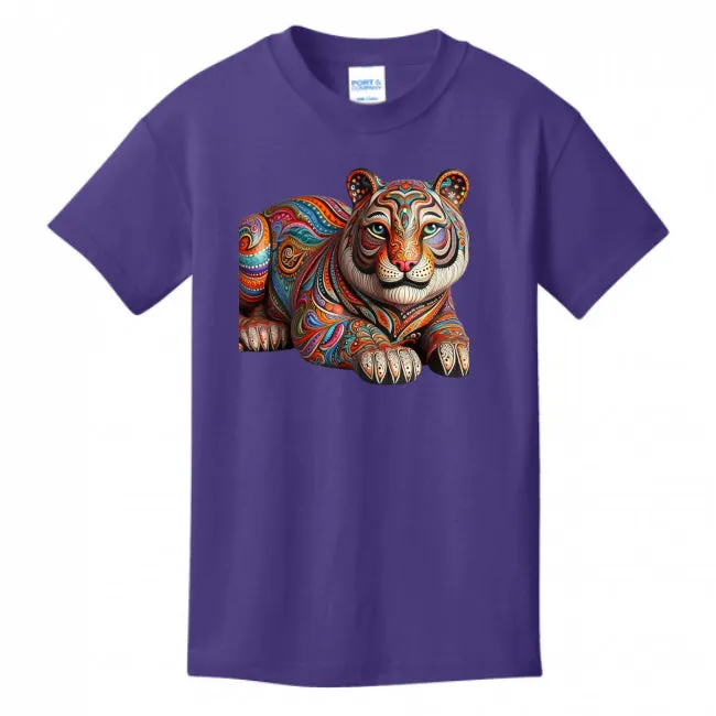 Paisley Tiger Girl's T-shirt