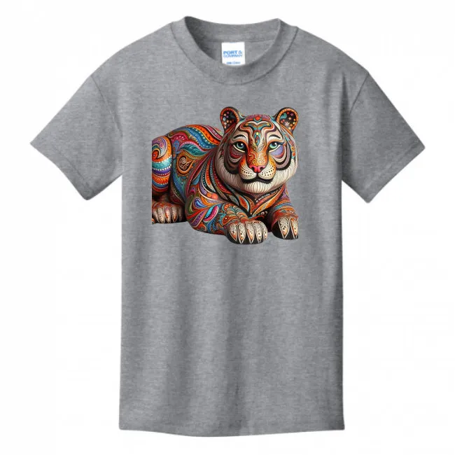 Paisley Tiger Girl's T-shirt