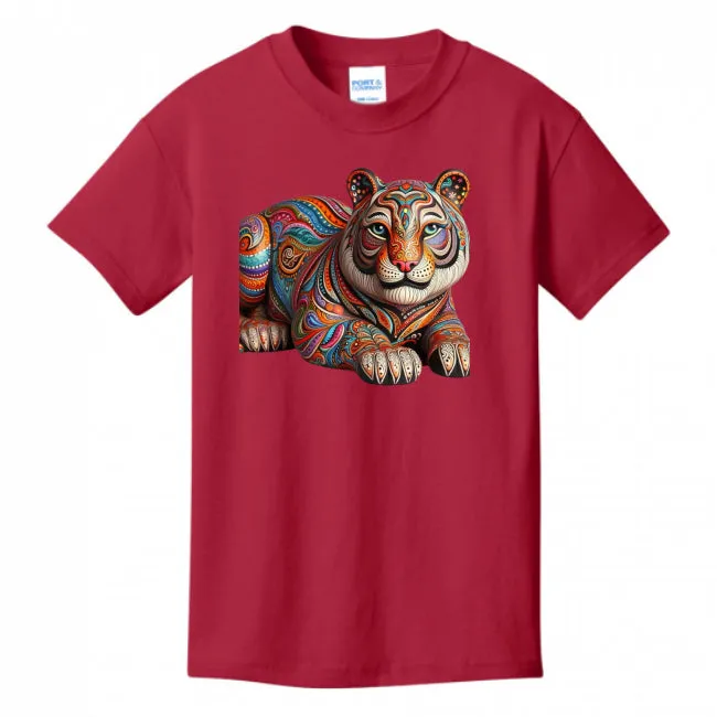 Paisley Tiger Girl's T-shirt