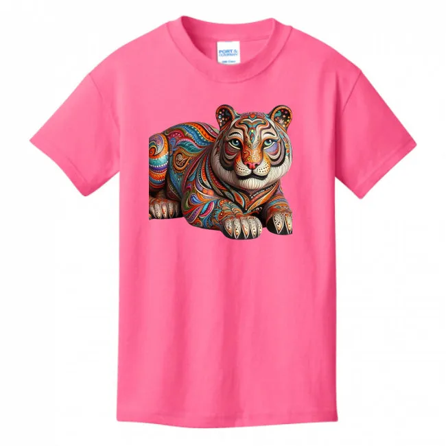 Paisley Tiger Girl's T-shirt