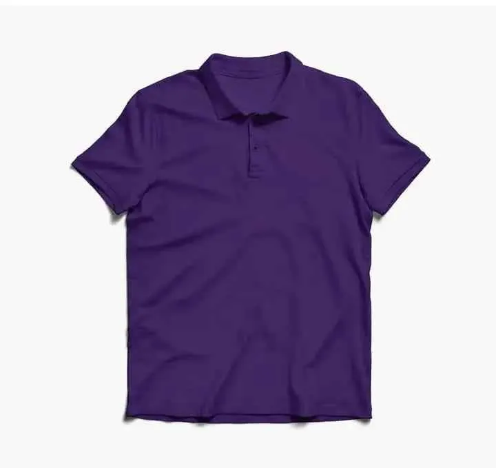 PURPLE POLO TEE