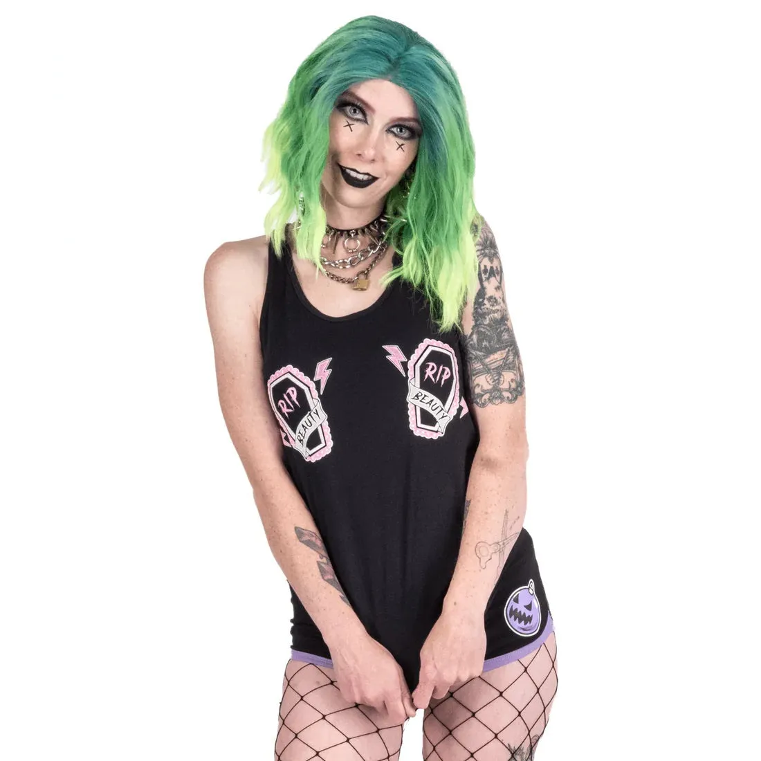 Rest In Peace Beauty Racerback Tank